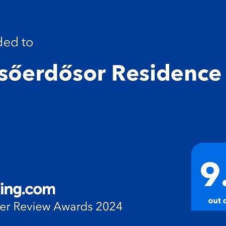 Felsoerdosor Residence Budapeşte Dış mekan fotoğraf
